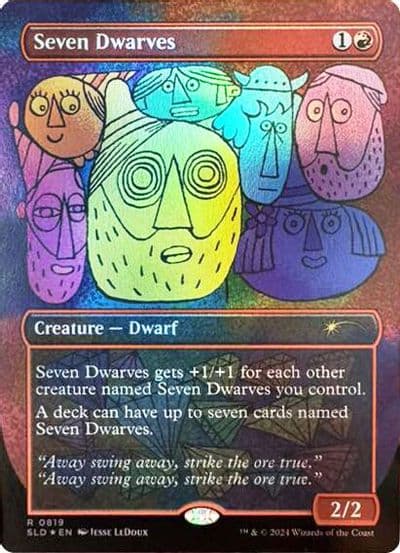 Seven Dwarves 0819 Secret Lair Drop Series Magic card