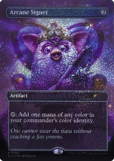 Arcane Signet 7068 Confetti Foil Secret Lair Drop Series Magic card