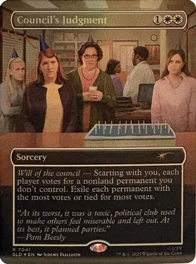 Councils Judgment 7041 Secret Lair Drop Series Magic card