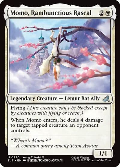 Momo Rambunctious Rascal 0270 Avatar: The Last Airbender: Eternal-Legal Magic card