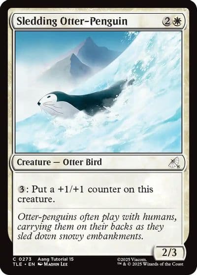 Sledding Otter Penguin 0273 Avatar: The Last Airbender: Eternal-Legal Magic card
