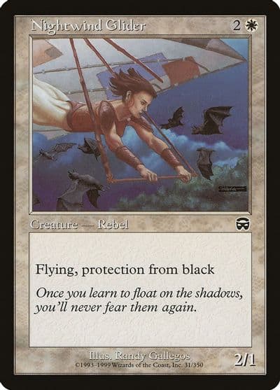 Nightwind Glider Mercadian Masques Magic card