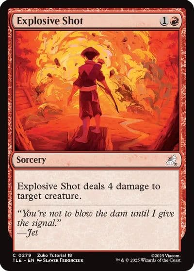 Explosive Shot 0279 Avatar: The Last Airbender: Eternal-Legal Magic card
