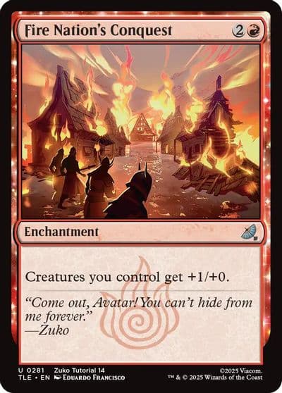 Fire Nations Conquest 0281 Avatar: The Last Airbender: Eternal-Legal Magic card