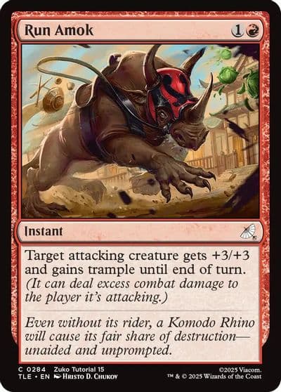 Run Amok 0284 Avatar: The Last Airbender: Eternal-Legal Magic card