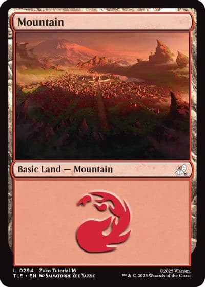 Mountain 0294 Avatar: The Last Airbender: Eternal-Legal Magic card