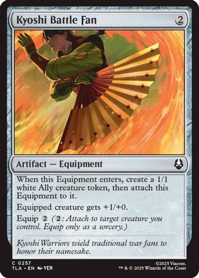 Kyoshi Battle Fan Avatar: The Last Airbender Magic card