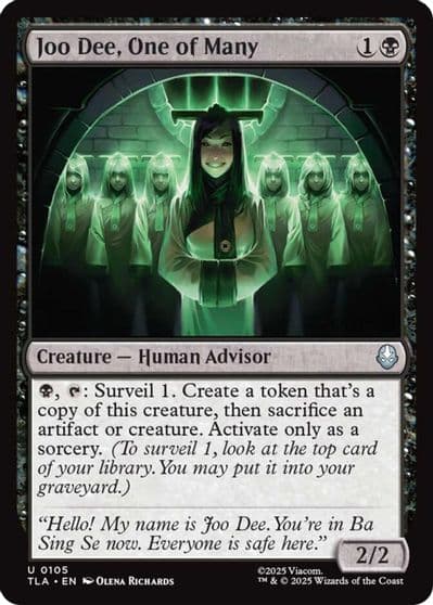 Joo Dee One of Many Avatar: The Last Airbender Magic card