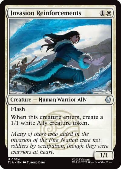 Invasion Reinforcements Avatar: The Last Airbender Magic card