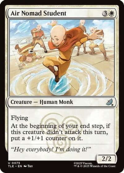 Air Nomad Student Avatar: The Last Airbender: Eternal-Legal Magic card