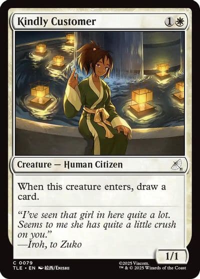 Kindly Customer Avatar: The Last Airbender: Eternal-Legal Magic card