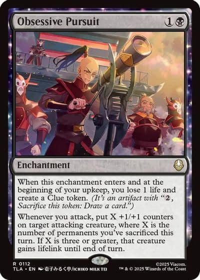 Obsessive Pursuit Avatar: The Last Airbender Magic card