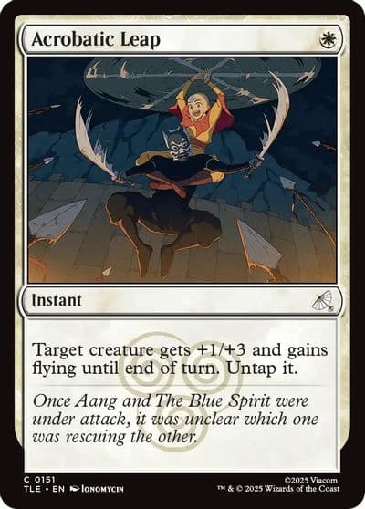 Acrobatic Leap Avatar: The Last Airbender: Eternal-Legal Magic card