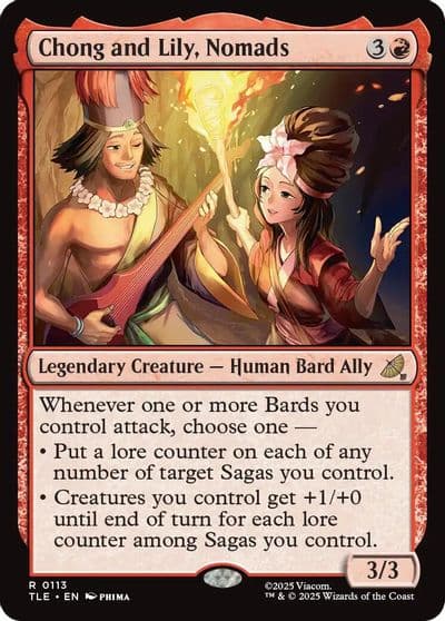 Chong and Lily Nomads Avatar: The Last Airbender: Eternal-Legal Magic card