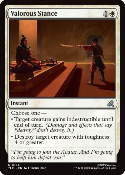 Valorous Stance Avatar: The Last Airbender: Eternal-Legal Magic card