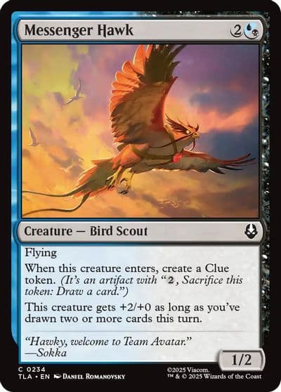 Messenger Hawk Avatar: The Last Airbender Magic card