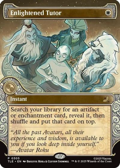 Enlightened Tutor Showcase Avatar: The Last Airbender: Eternal-Legal Magic card