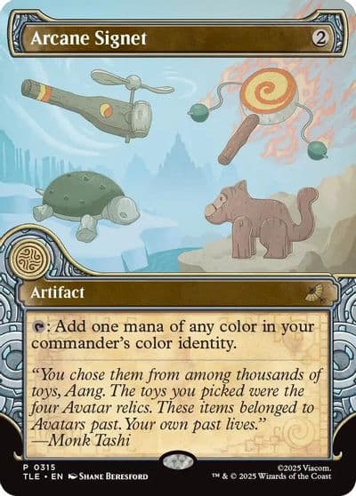 Arcane Signet Showcase Avatar: The Last Airbender: Eternal-Legal Magic card