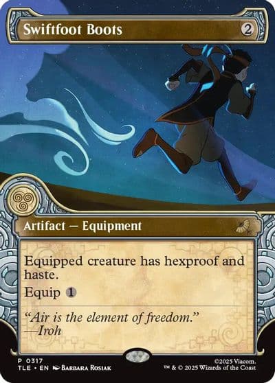 Swiftfoot Boots Showcase Avatar: The Last Airbender: Eternal-Legal Magic card