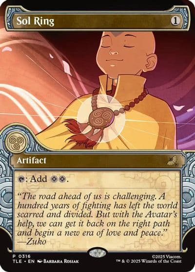 Sol Ring Showcase Avatar: The Last Airbender: Eternal-Legal Magic card