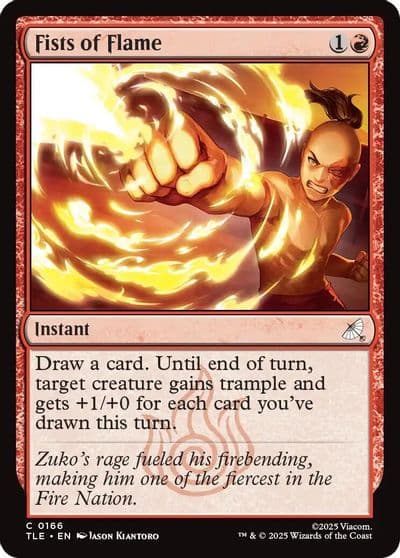 Fists of Flame Avatar: The Last Airbender: Eternal-Legal Magic card