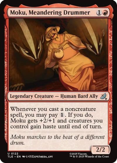 Moku Meandering Drummer Avatar: The Last Airbender: Eternal-Legal Magic card