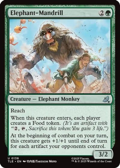 Elephant Mandrill Avatar: The Last Airbender: Eternal-Legal Magic card