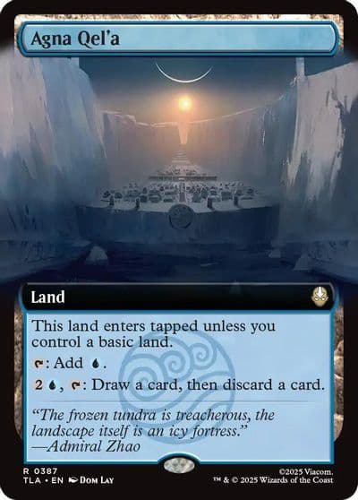 Agna Qela Extended Art Avatar: The Last Airbender Magic card