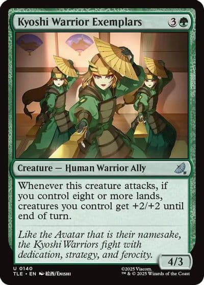 Kyoshi Warrior Exemplars Avatar: The Last Airbender: Eternal-Legal Magic card