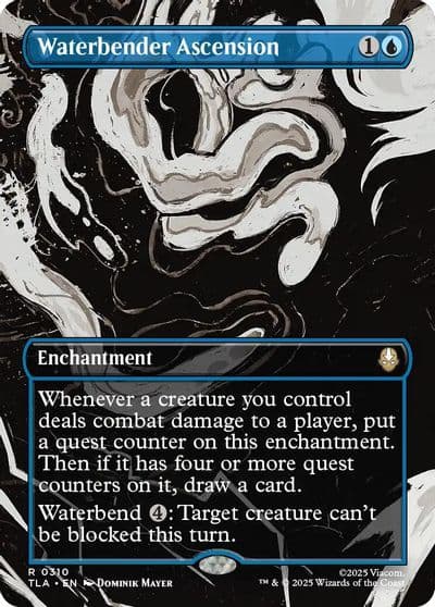 Waterbender Ascension Borderless Avatar: The Last Airbender Magic card