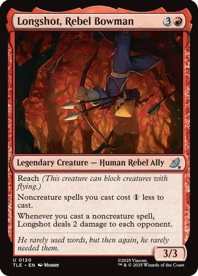 Longshot Rebel Bowman Avatar: The Last Airbender: Eternal-Legal Magic card