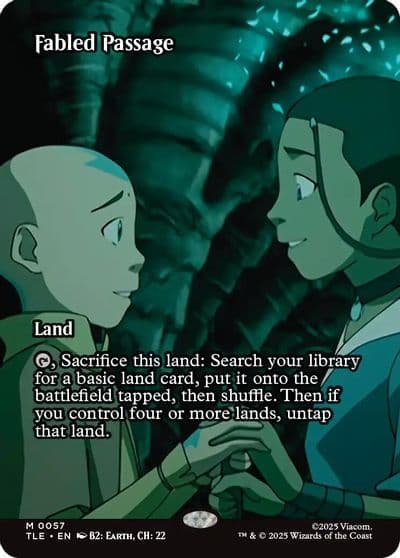 Fabled Passage Borderless Avatar: The Last Airbender: Eternal-Legal Magic card