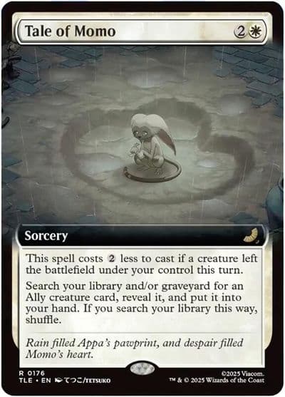 Tale of Momo Extended Art Avatar: The Last Airbender: Eternal-Legal Magic card