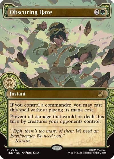 Obscuring Haze Showcase Avatar: The Last Airbender: Eternal-Legal Magic card