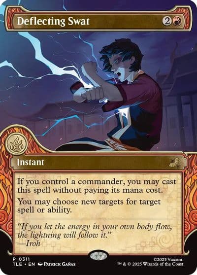 Deflecting Swat Showcase Avatar: The Last Airbender: Eternal-Legal Magic card