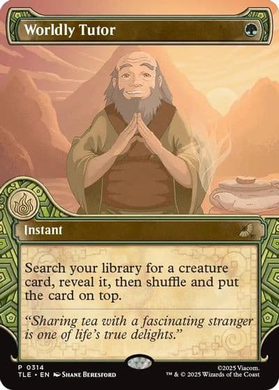 Worldly Tutor Showcase Avatar: The Last Airbender: Eternal-Legal Magic card