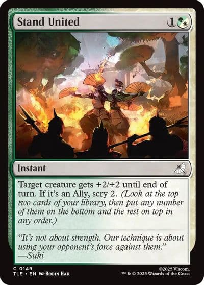 Stand United Avatar: The Last Airbender: Eternal-Legal Magic card