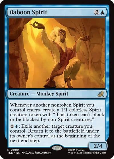 Baboon Spirit Avatar: The Last Airbender: Eternal-Legal Magic card