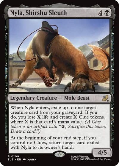 Nyla Shirshu Sleuth Avatar: The Last Airbender: Eternal-Legal Magic card