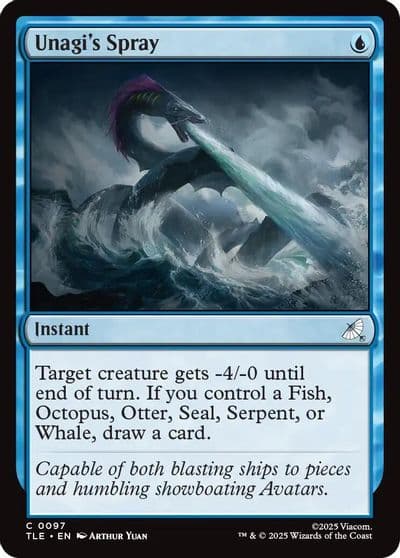 Unagis Spray Avatar: The Last Airbender: Eternal-Legal Magic card