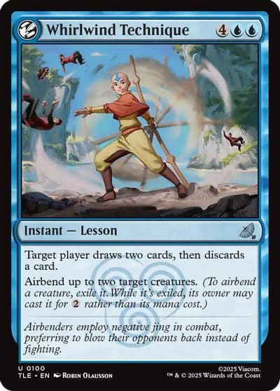 Whirlwind Technique Avatar: The Last Airbender: Eternal-Legal Magic card