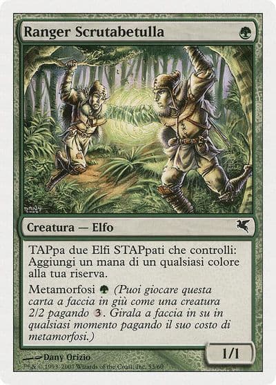 Birchlore Rangers Italian Ranger Scrutabetulla B53 Magic Encyclopedia 2005 (Salvat/Hachette) Magic card