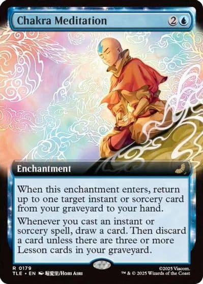 Chakra Meditation Extended Art Avatar: The Last Airbender: Eternal-Legal Magic card