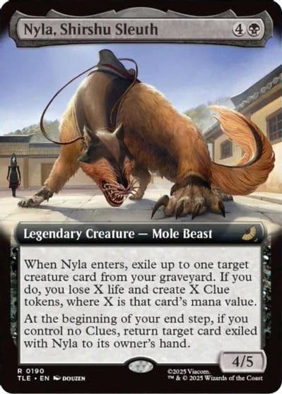 Nyla Shirshu Sleuth Extended Art Avatar: The Last Airbender: Eternal-Legal Magic card