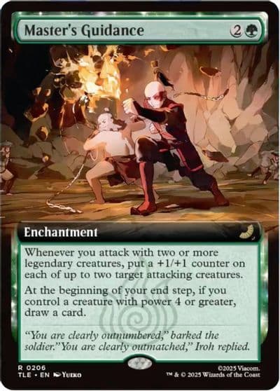 Masters Guidance Extended Art Avatar: The Last Airbender: Eternal-Legal Magic card