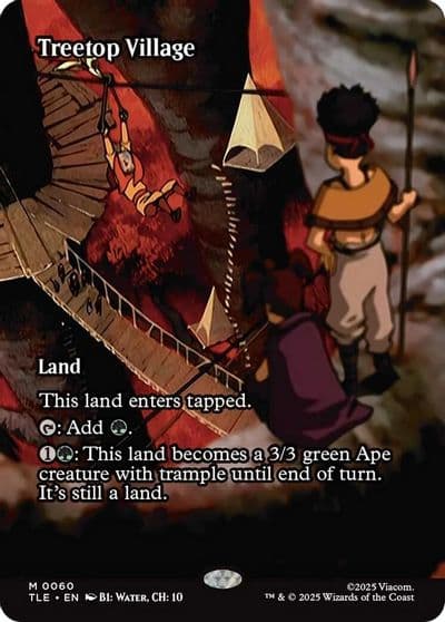 Treetop Village Borderless Avatar: The Last Airbender: Eternal-Legal Magic card