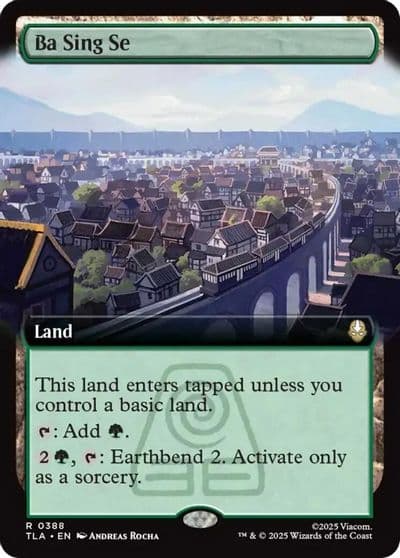 Ba Sing Se Extended Art Avatar: The Last Airbender Magic card