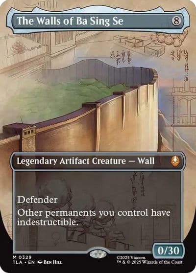 The Walls of Ba Sing Se Borderless Avatar: The Last Airbender Magic card