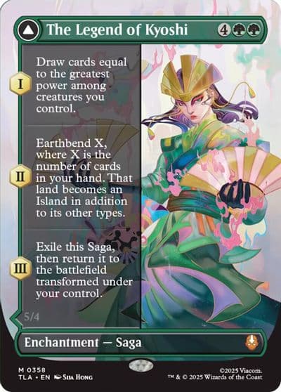 The Legend of Kyoshi Borderless Avatar: The Last Airbender Magic card
