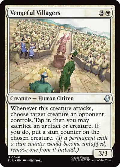 Vengeful Villagers Avatar: The Last Airbender Magic card